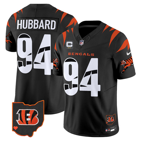 Men's Cincinnati Bengals #94 Sam Hubbard Black F.U.S.E. With 2-Star C Patch Special Vapor Untouchable Limited Stitched Football Jersey Men's Cincinnati Bengals #94 Sam Hubbard Black F.U.S.E. With 2-Star C Patch Special Vapor Untouchable Limited Stitched Football Jersey